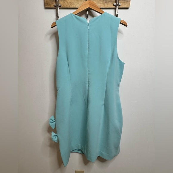 Fashion Nova Tiffany Blue Alana Bow Mini Dress - Picture 3 of 6